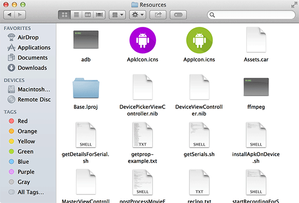 Look for the app icon you want to extract.