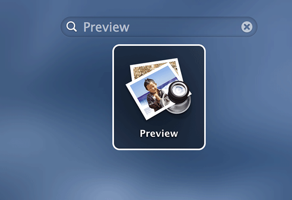Open the Preview app.