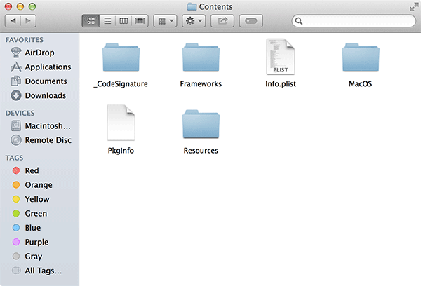 Open the folder that is labeled 'Resources.'