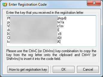 Enter your Folder Marker registration code.