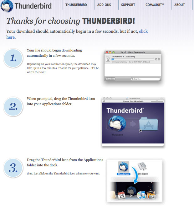Install Mozilla Thunderbird