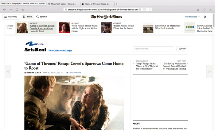 Maxthon Cloud Push Mac view.