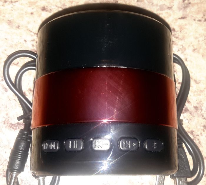 Navigation buttons on the Nizhi MINI speaker.