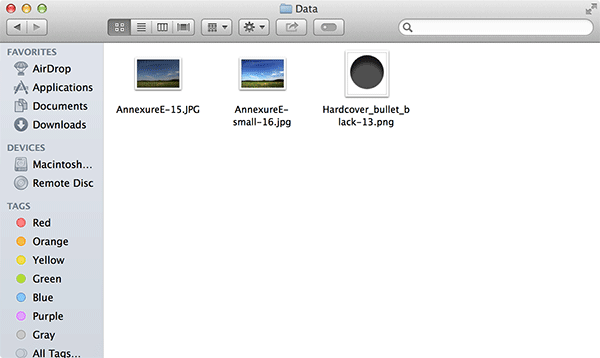 You should be able to see the image that exists in the Pages document.