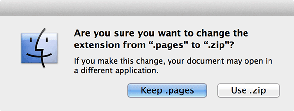 Click on the button that says 'Use .zip.'