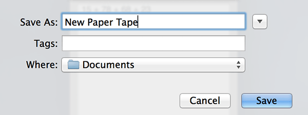Select the location where you want to save the file.