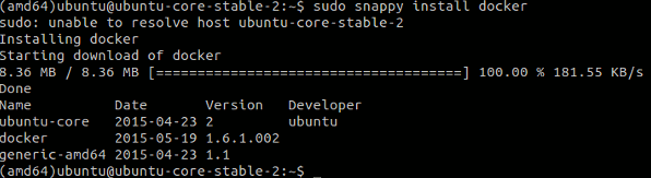 Install frameworks and applications in Ubuntu Snappy Core.
