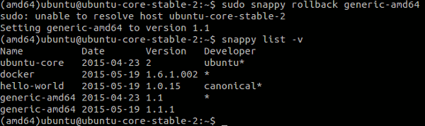 To revert to the previous version just use the rollback option.