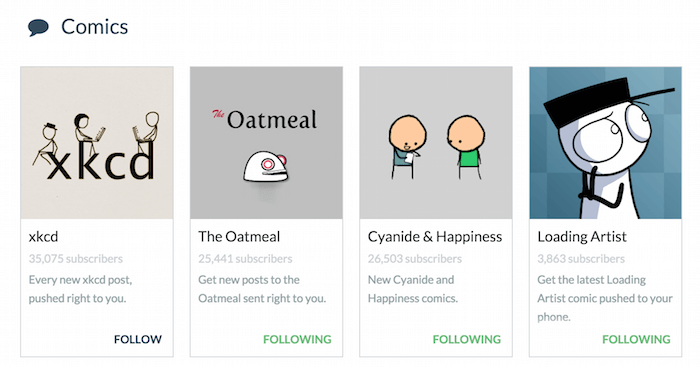 PushBullet channels. PushBullet channels.