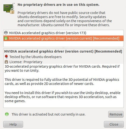 Closed source NVIDIA drivers on Linux.