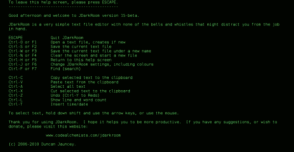 JDarkRoom comes with an extremely limited set of front-end features.