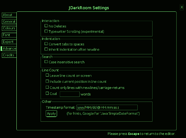 There is plenty of configuration you can do under the hood.