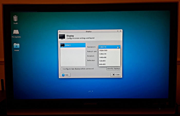 Resolution on MediaBox 5440. Resolution on MediaBox 5440.