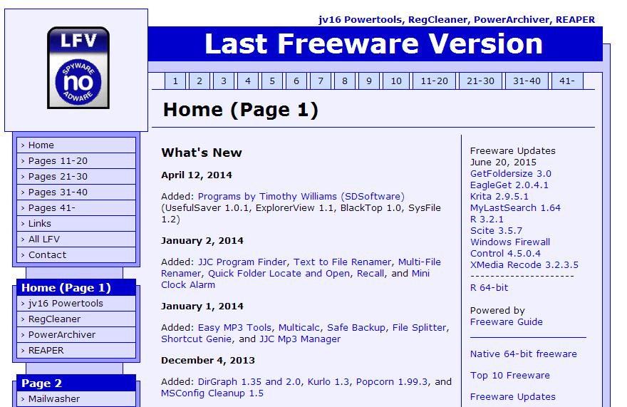 Freew-321D-Homepage