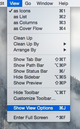 Library-OSX-Show-View-Options