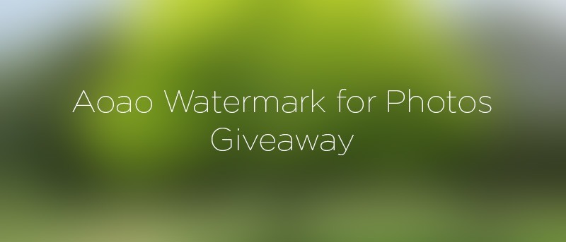 Aoao Watermark for Photos: Watermark Your Photos Quickly and Easily