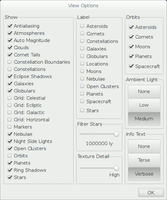 celestia-view-options