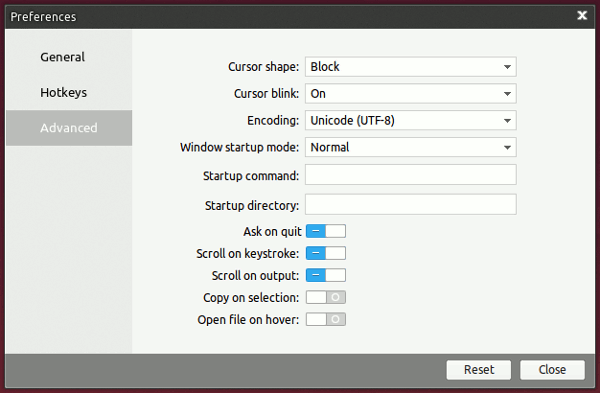 deepinterminal-preferences