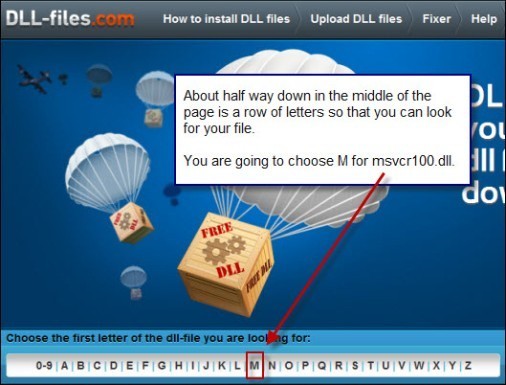 msvcr100dll-choose-file-dllfilesite