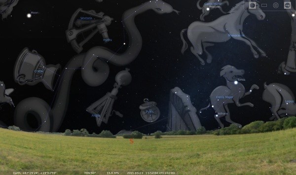 stellarium-constellations-on