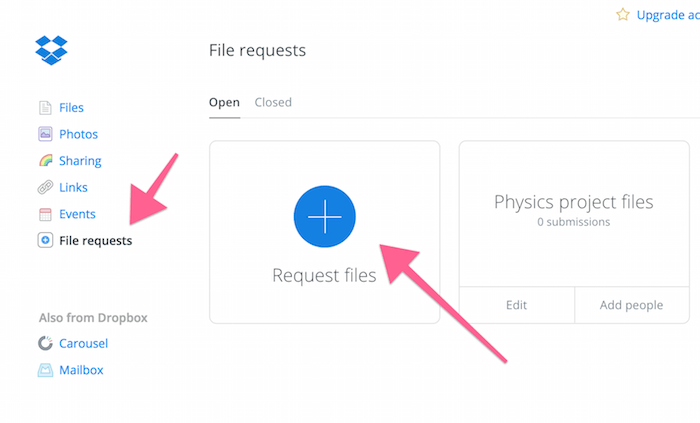 dropbox-request-file-request