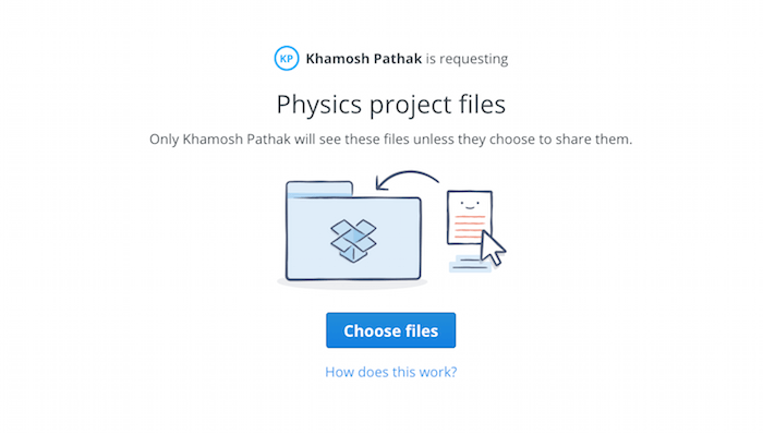dropbox-request-link