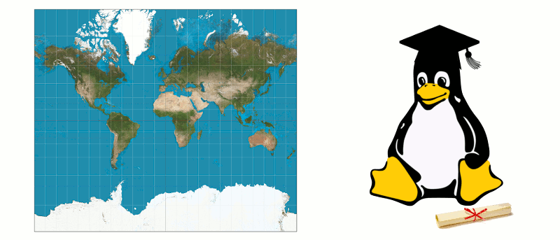 Learn with Linux: Two Geography Apps