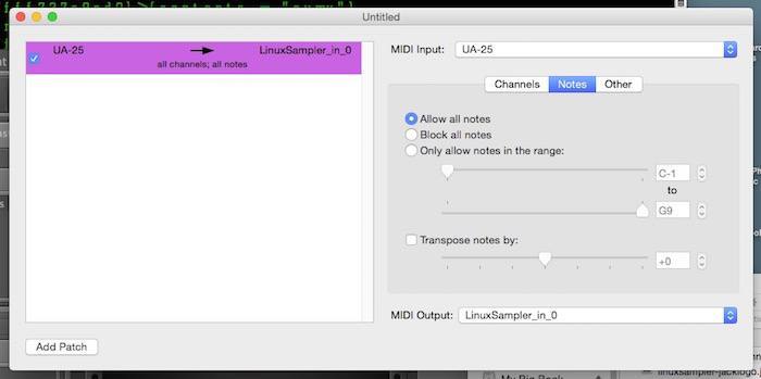 linuxsampler-midipatchbay linuxsampler-midipatchbay