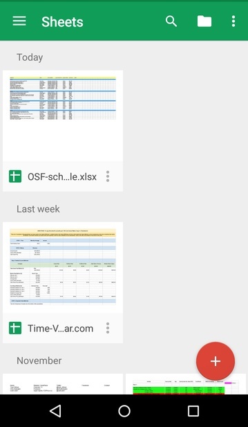 android-office-sheets android-office-sheets