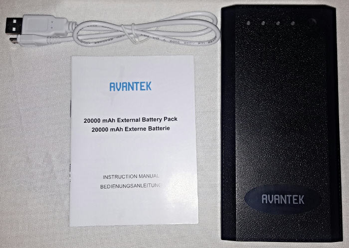 Avantek External Battery - Box Contents