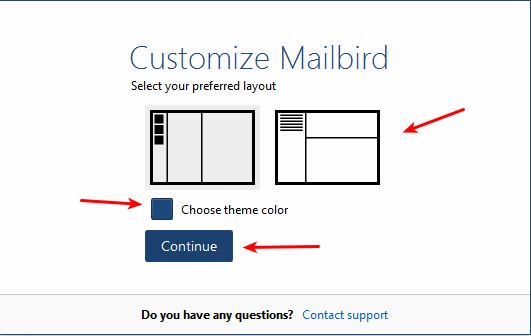 mailbird-choose-layout