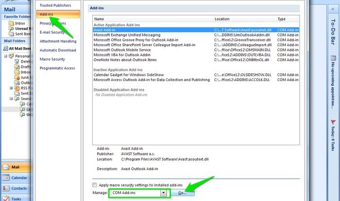 Speed-Up-Outlook-Add-ins