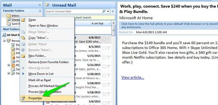 Speed-Up-Outlook-properties