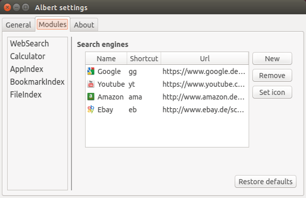 albert-settings-module albert-settings-module