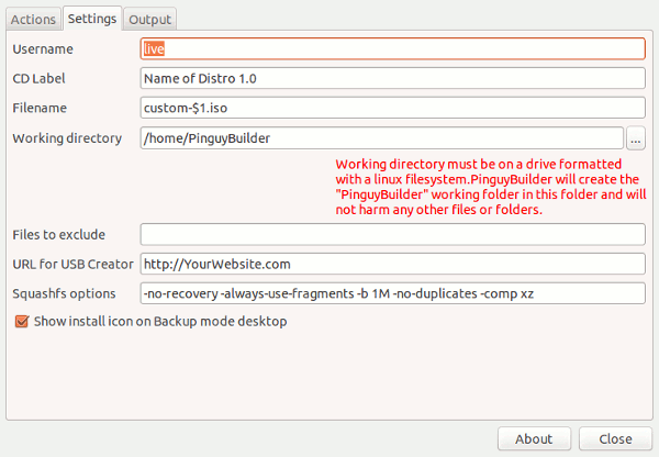 pinguybuilder-settings