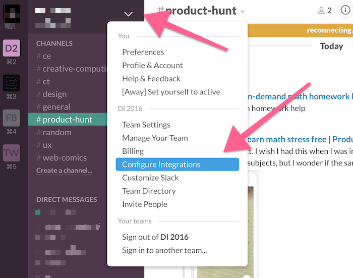 slack-rss-preferences