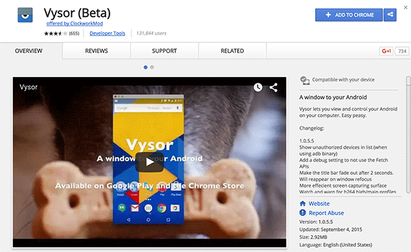 vysor-addtochrome vysor-addtochrome