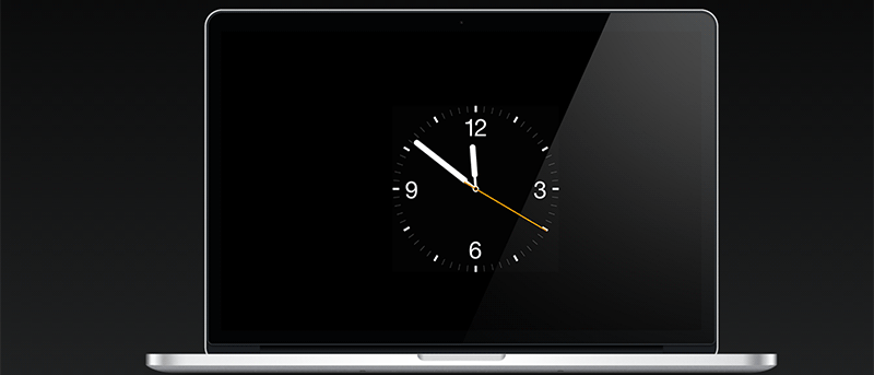 Set the Apple Watch Clock Face as the Screen Saver on Your Mac