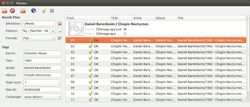 How to Extract Individual Audio Tracks from CDs with Flacon