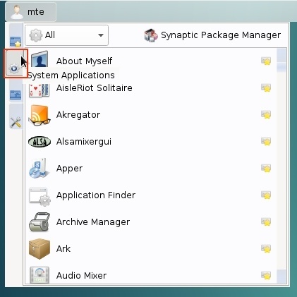 lumina-applications-menu