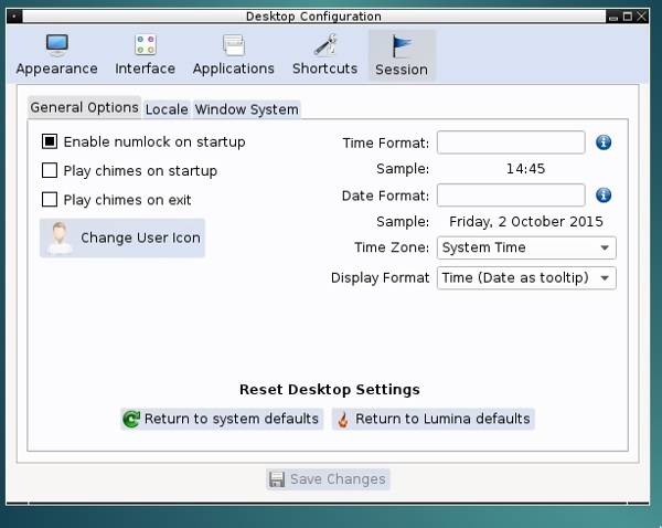 lumina-session-settngs