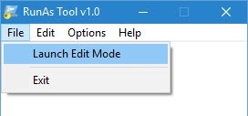 RunAsTool-launch-edit-mode