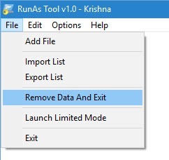 RunAsTool-remove-data
