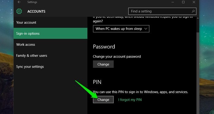 Windows 10-Change-PIN Windows 10-Change-PIN