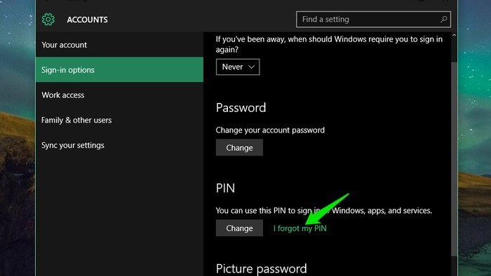 Windows 10-Reset-PIN Windows 10-Reset-PIN