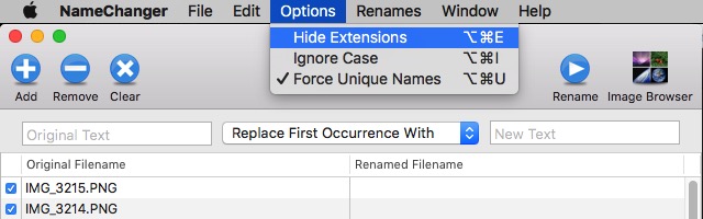 Batch Rename -mte- 04 - Hide Extensions