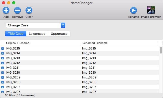 Batch Rename -mte- 08 - Change Case