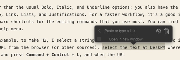 DeskPM -mte- 07 - Insert link DeskPM -mte- 07 - Insert link