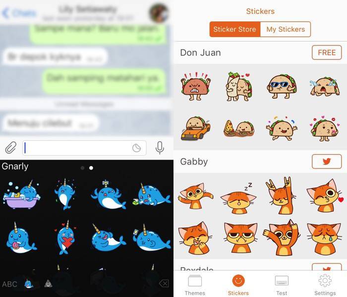 Next iOS Keyboard -mte- 06 - Stickers