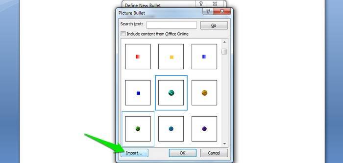 Picture-as-Bullet-Import